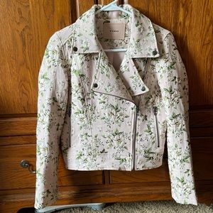 Blank NYC Floral Bomber Jacket